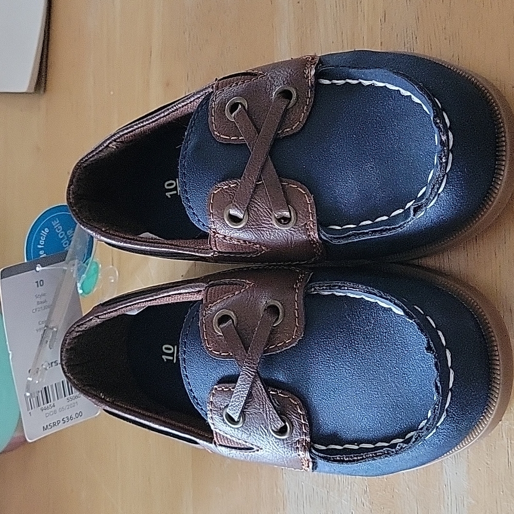 Brand new toddler boy boat shoe